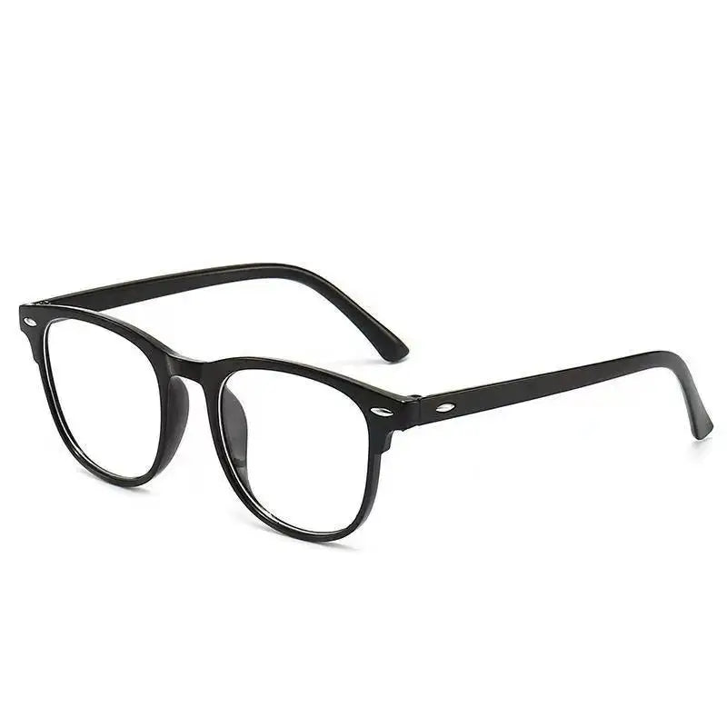 1 Pair of Retro Fashion Glasses Transparent Lenses Suitable for Both Men and Women Versatile