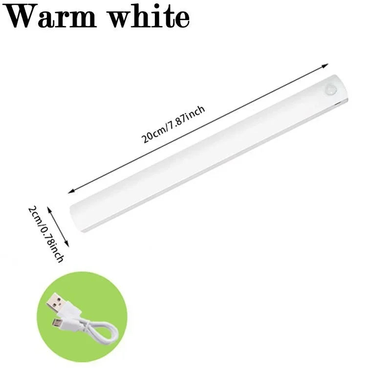 LED Night Light Motion Sensor Cabinet Light Night Lamp Under LED Magnetic Closet Light for Kitchen Cabinet Led