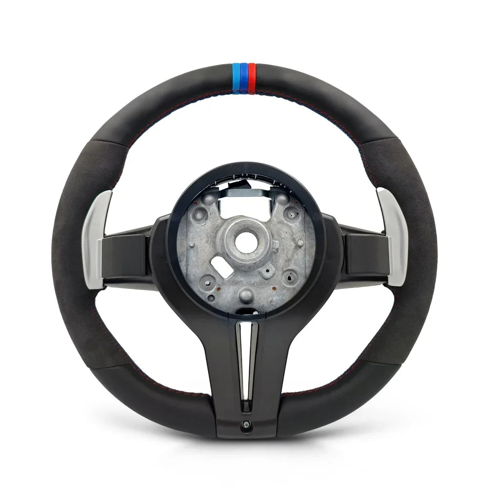 Three Color M Stripe Volant Stering Wheel for BMW F10 X5 F15 X6 F16 F20 F21 F22 F23 F25 F26 F30 F31 F32 F33 F34 F35 F36 M3 F80