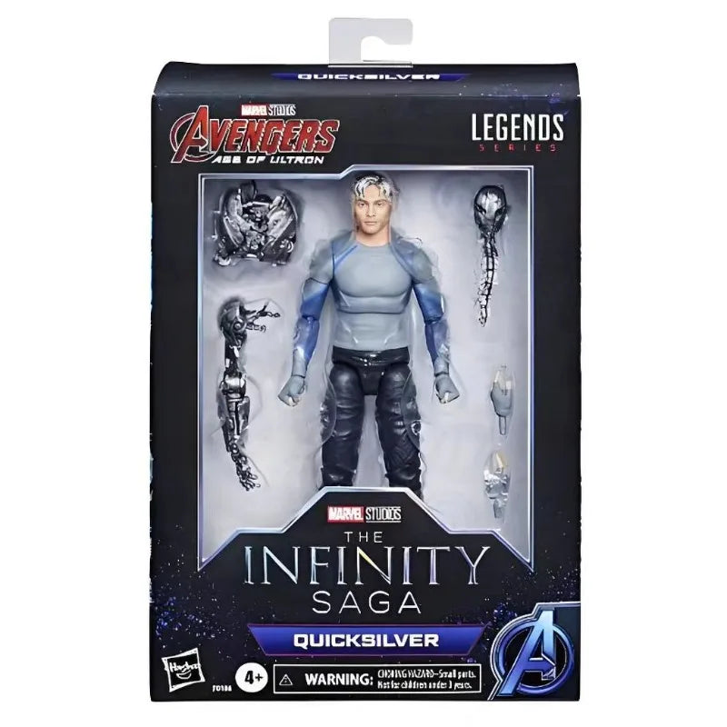 Original Hasbro Marvel THE INFINITY SAGA QUICKSILVER Anime Figure Collection Model Toys