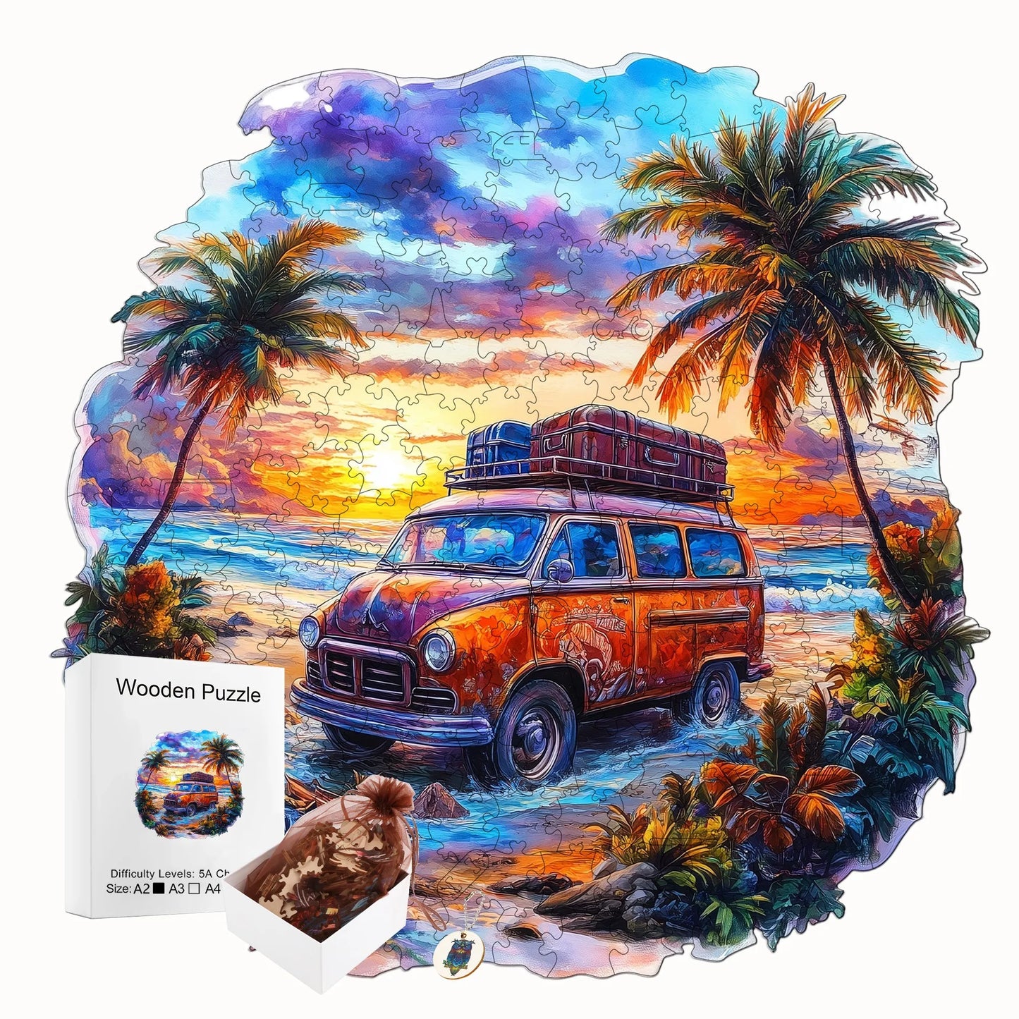 Interesting Wooden Jigsaw Puzzle Artistic Home Decor Christmas and Halloween Gift Toy For Teen And Kid
