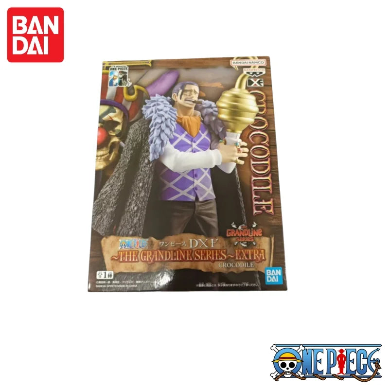 Special OfferIn Stock 100% Original Bandai One Piece DXF Anime Great Pirate Route Crocodile (Old Sand) Character Mol Collectible
