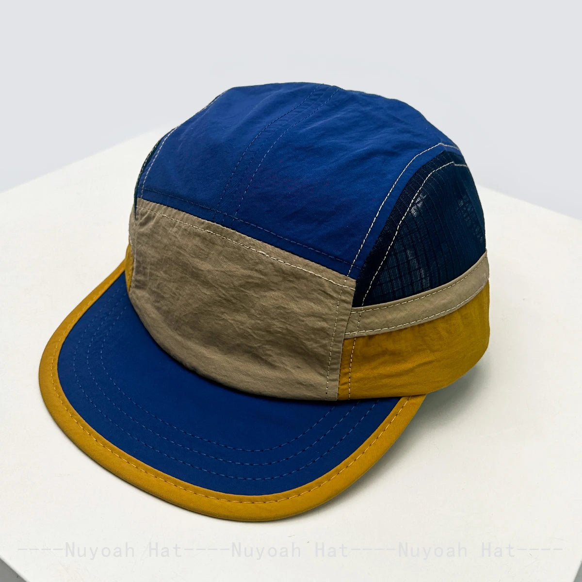 New Unisex Color Block Embroidered Letters Trees Solid Baseball Hats Sunshade Quick-dry Versatile Outdoor Peaked Caps Casual ins