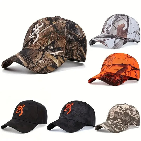Outdoor Camouflage Baseball Cap Quick-Dry Jungle Leaves Sun Hat for Men Women