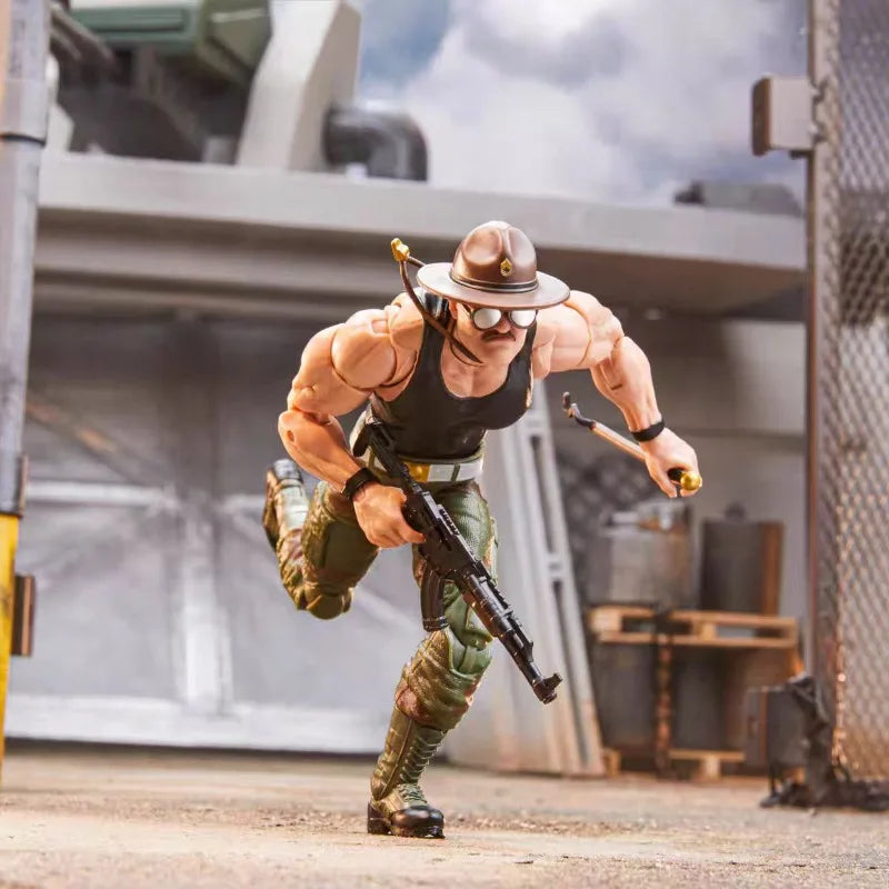 Original Hasbro G.I. Joe GI Joe Classfied Series Sgt Slaughter Action Figure Collection Toys Ornaments