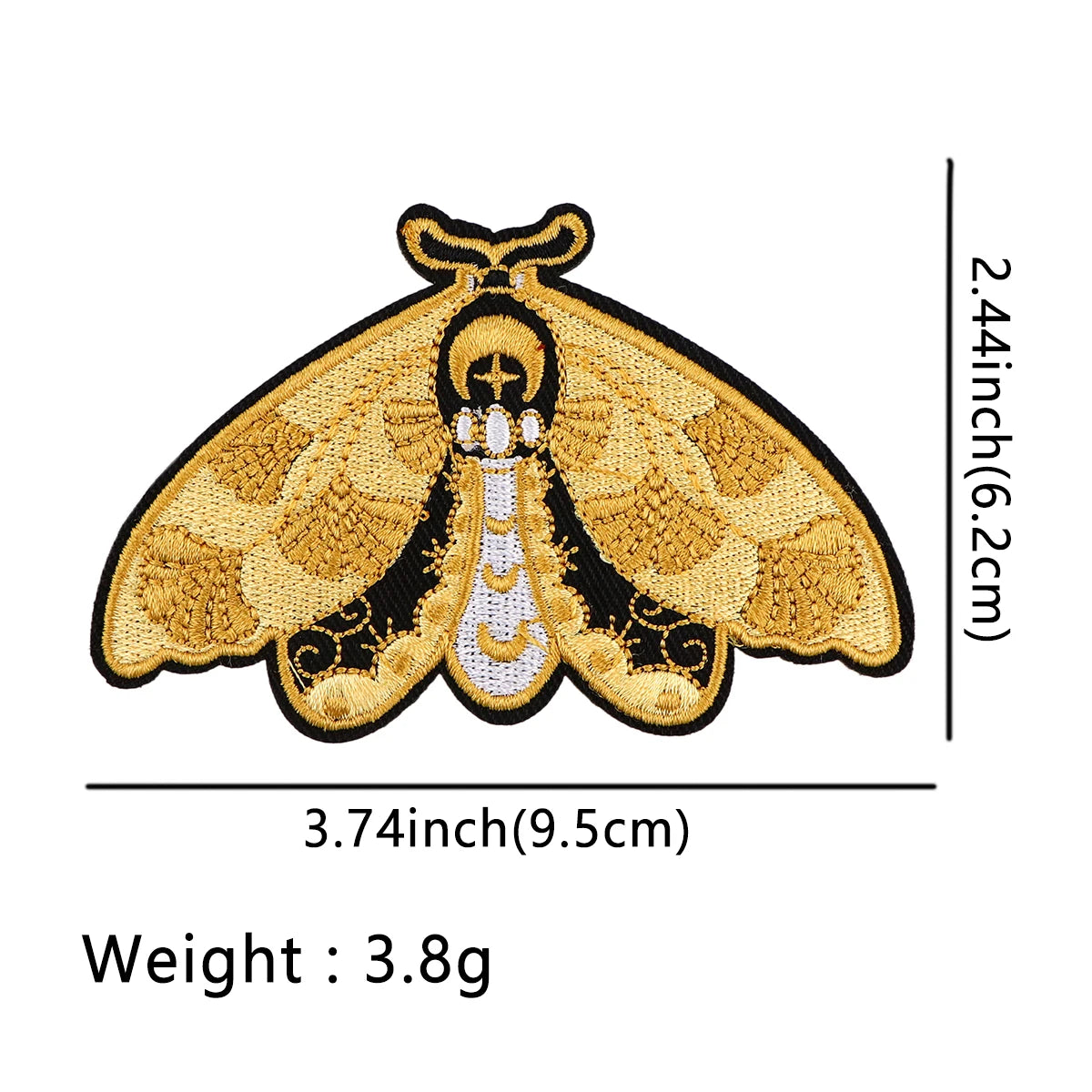 Butterfly Patches Embroidery Badges Iron On Patches On Clothes DIY Dress Jeans Hat Clothing Accesories Moth Applique Stickers