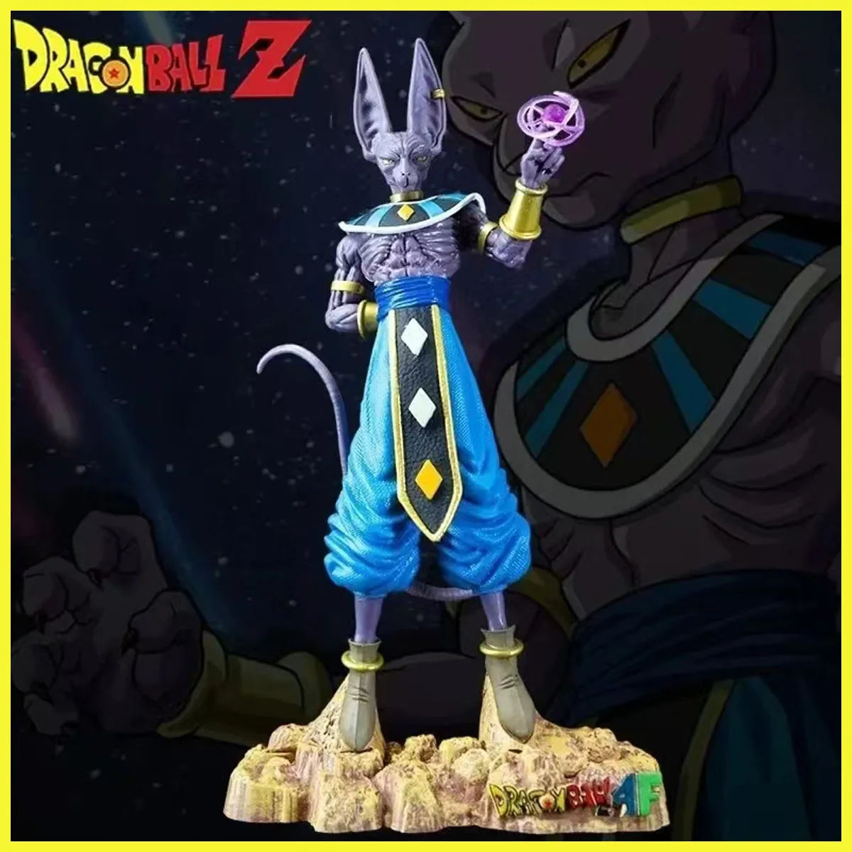 12" Dragon Ball Z Super God of Destruction Beerus Action Figures Collection
