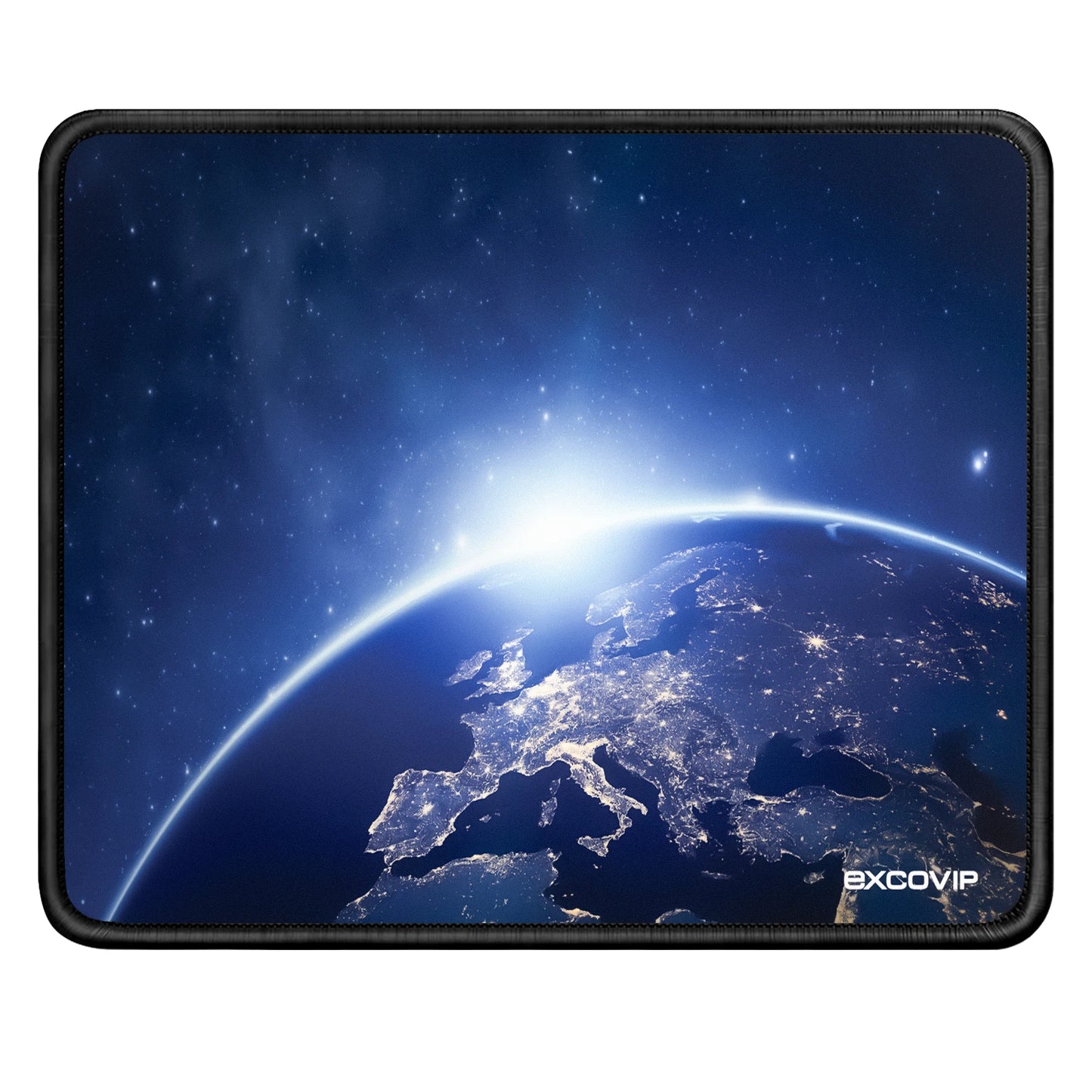 EXCO Gaming Mouse Pad Small with Stitched Edge Smooth Cloth Office Cute Mousepad Non-Slip Rubber Base for Computer Laptop