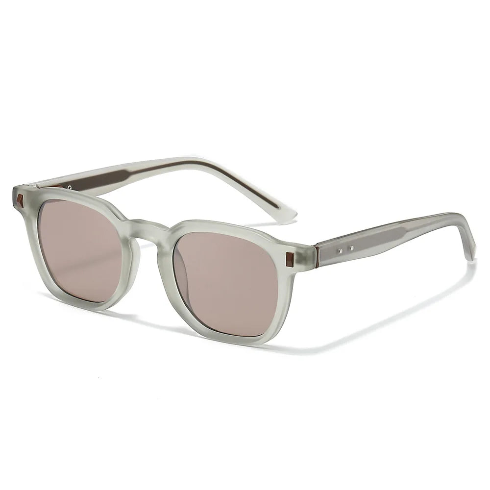 JNPCXI New Fashion Sunglasses Men Vintage Square Gradient Sun Glasses Outdoor Sports Party Vacation Travel Driving Eyeglasses