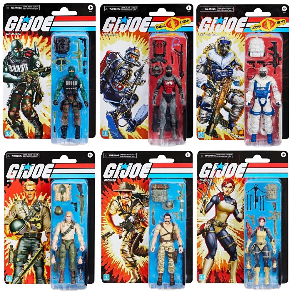G.I. Joe Classfied Series Retro Carback 6" Beach Head Action Figure Model