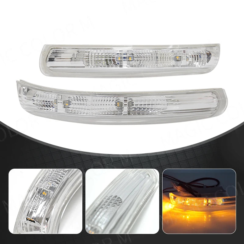 Side Rear View Mirror Turn Signal Lamp Blicker for Chevrolet Captiva 2007-2017 LED Blink Repeater Light Rearview Left/Right
