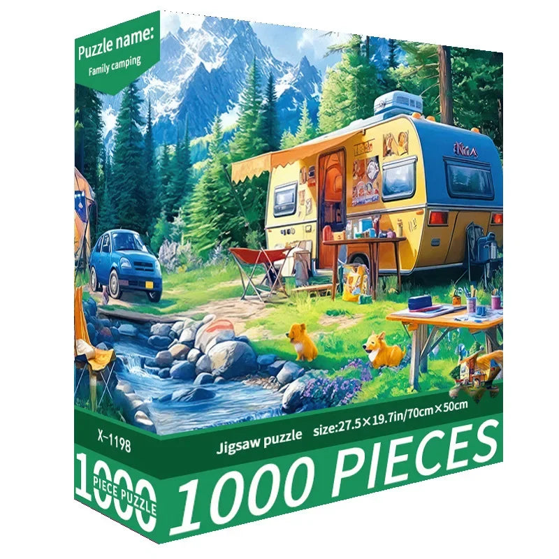 70*50CM 1000 Piece Puzzle for Adults Challenging Decompression Creative Home Decoration Gift All Special Occasions