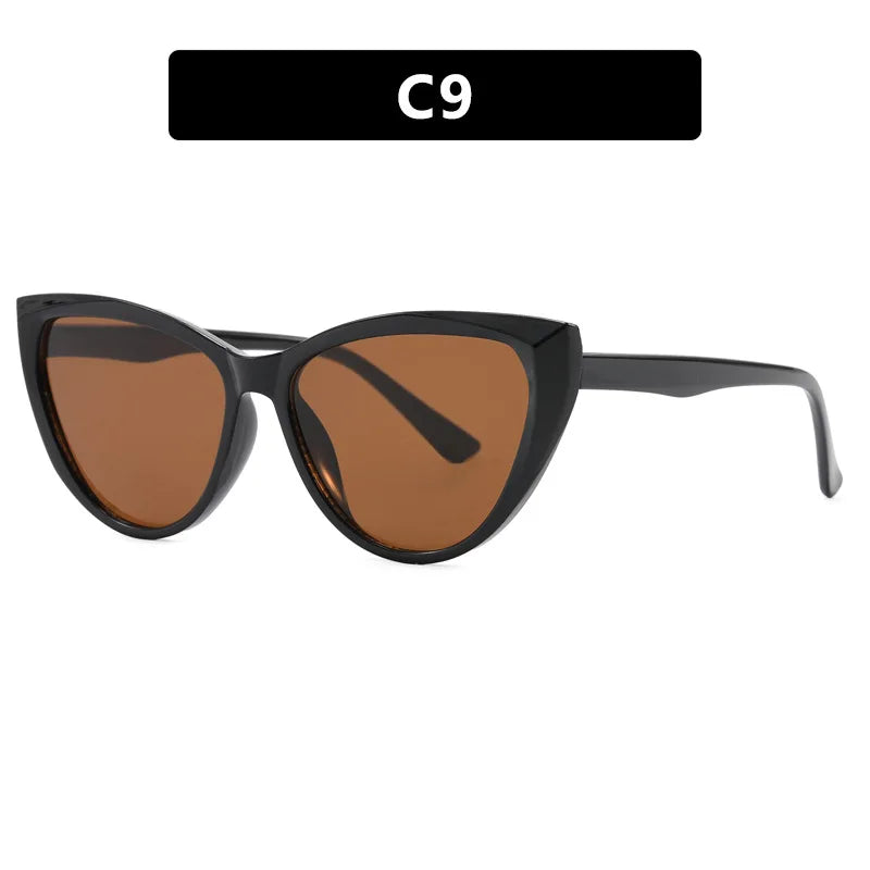 JNPCXI New Fashion Cat Eye Women Glasses Frame Clear Anti Blue Light Optical Eyewear Computer Glasses