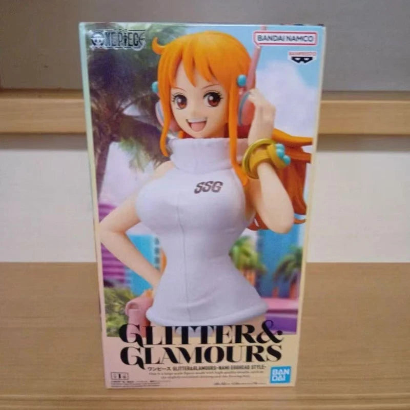 【IN STOCK】Original Banpresto Glitter & Glamours One Piece Nami Egghead Style SSG 25cm Action Figure Collectible Model Toy Gift