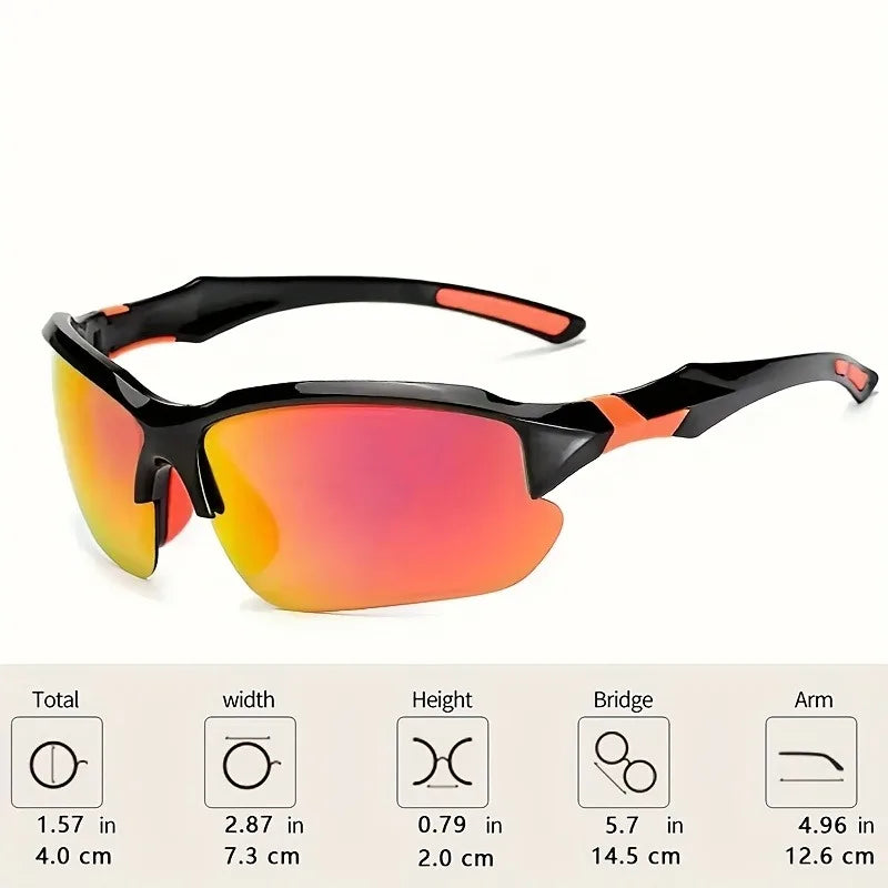 3 Pairs of Fashionable Colored Lens Glasses, Suitable for Daily Wear and Photography - Ideal Gift Choice