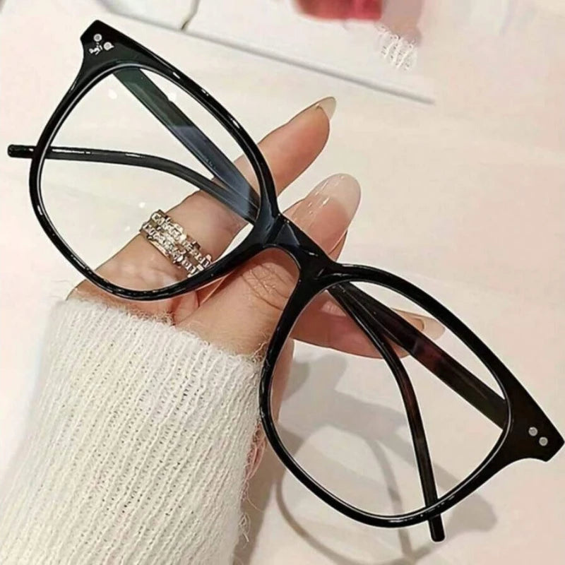 2 Pairs of Square Frame Glasses Blue Light Blocking Computer Goggles Suitable for Both Men and Women Suitable for Smartphones