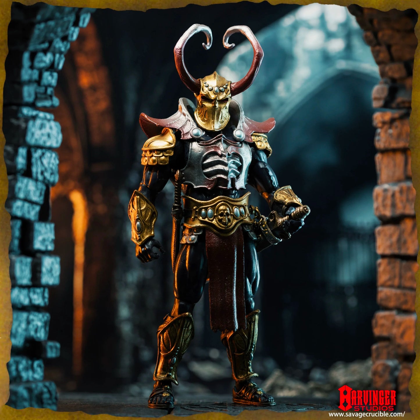 Harbinger Studios 1/12 7" Action Figure Savage Crucible Wave 2 Conquest Pack One