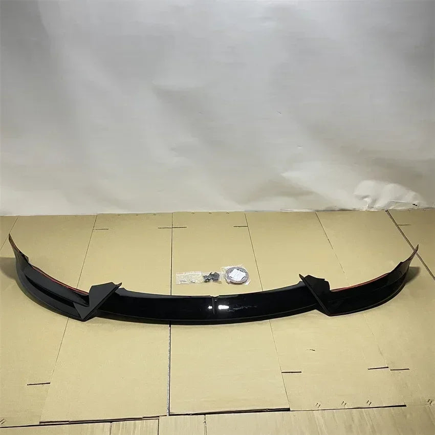 For Tesla Model 3 2017 2018 2019 2020 2021 2022 Car Front Bumper Lip Spoiler Splitter Diffuser Trim BodyKit Accessories Black