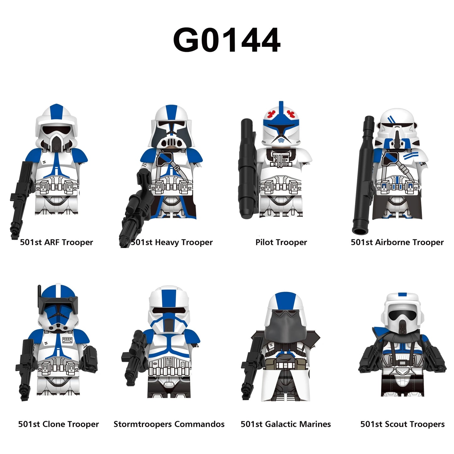 8pcs Anakin Darth Vader Obi-Wan Cal Kestis Jedi Star Wars Mini Man Figures M20