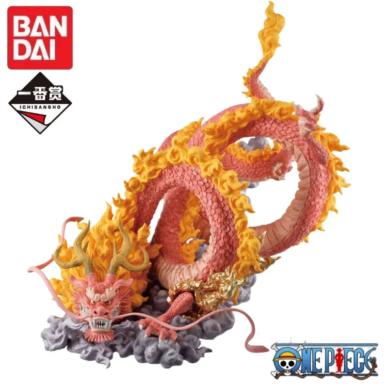 Special OfferIn Stock Original Bandai One Piece Ichiban Kuji Ex Flowers Abundantly Dragon Kozuki Bestial Yamato Anime Figures To