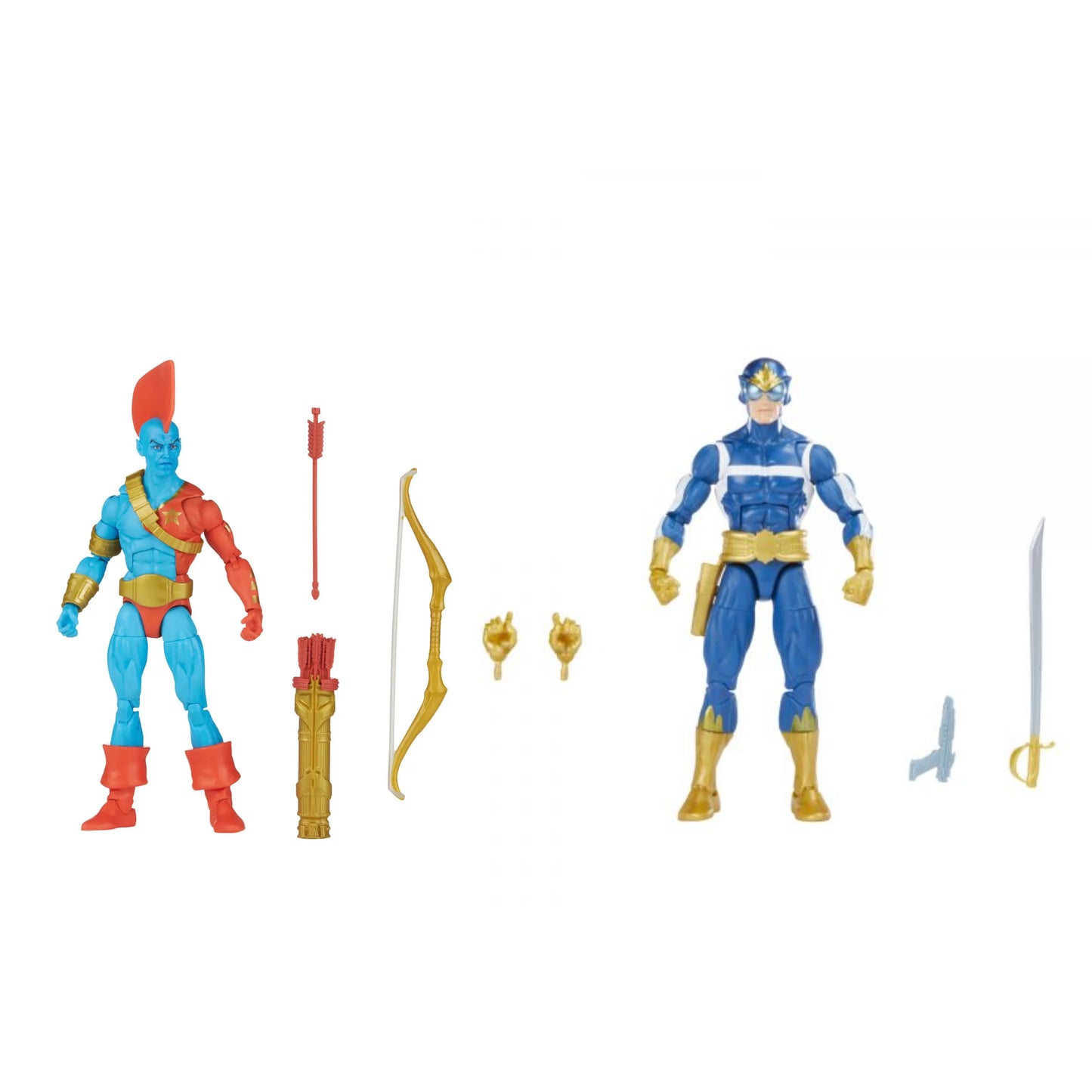 Marvel Legends Guardians of Galaxy Comic Yondu & Star Lord 6" Action Figure