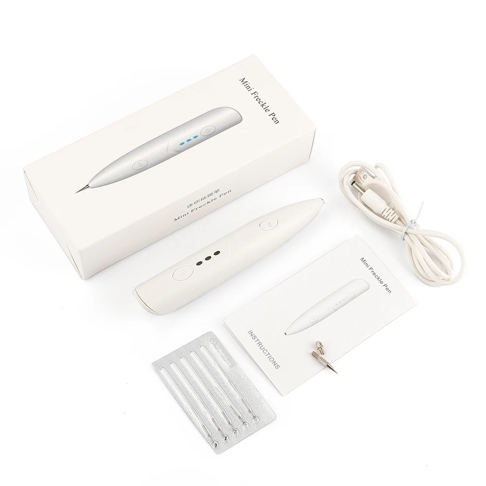 USB Mini Laser Pen Skin Mole Freckle Removal Face Dark Spot Tattoo Remover Warts Fleshy Nevus Cleaner Plasma Pen Skin Care