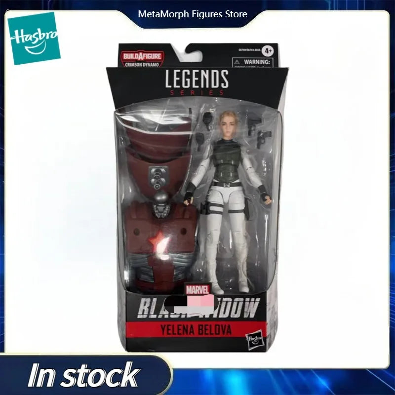 Original Hasbro Marvel Legends Series Black Widow Yelena Belova Anime Figure Toy Collection Model