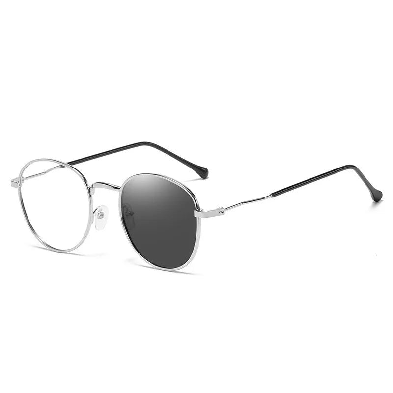 Photochromic Anti Radiation Glasses Women Man Anti Blue Ray Computer Eyeglasses 2 in 1 Eyeglasses Anti UV400
