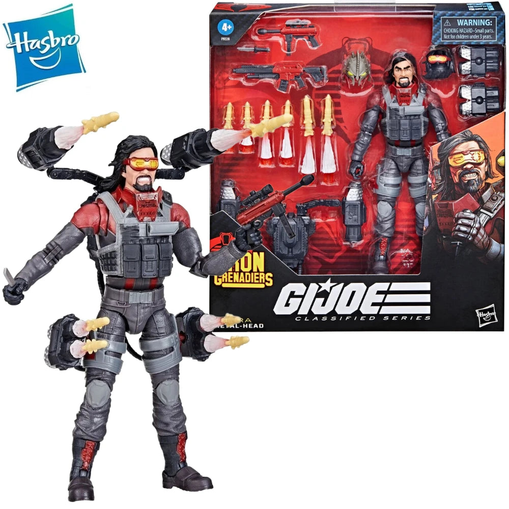 G.I. Joe Classified Series 6" 118 Iron Grenadier Cobra Metal Head Action Figure