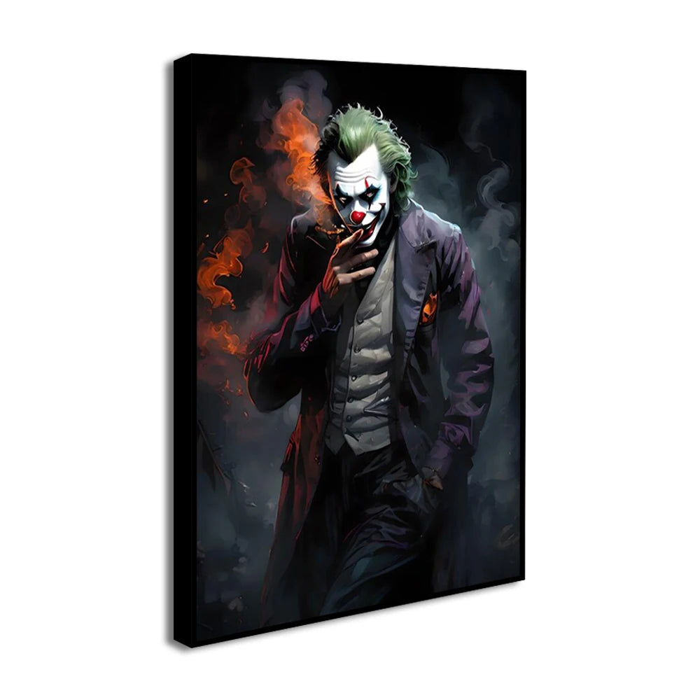MINISO Movie JOKER Scene Canvas Wall Art Painting Home for Modern Room Decor 04