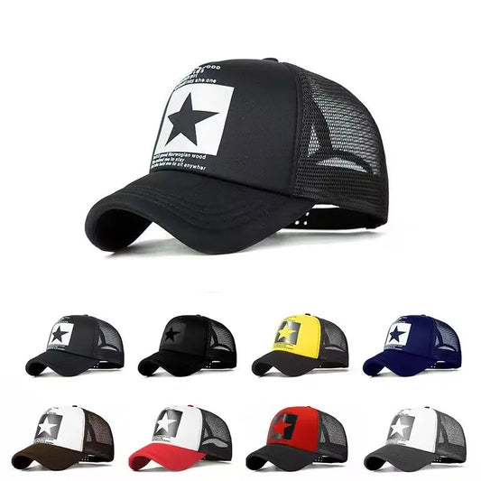 Fashion Spring Baseball Cap Snapback Mesh Hats Hip Hop Caps Outdoor Casual Hat