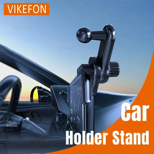 Car Mounted Floating Screen Phone Holder Ball Head Universal 17mm Display Screen Holder GPS Bracket Sticker Base for Model 3/Y/S
