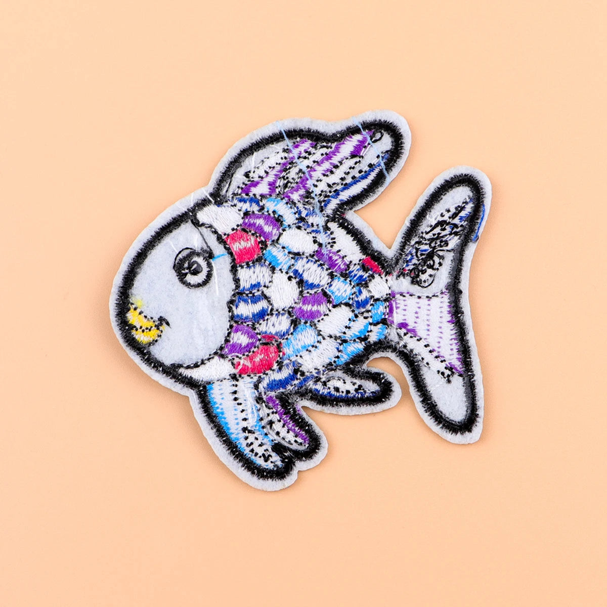 Colorful Fish Iron On Patch Clothes Patch For Clothing Twilight Embroidered Patch Garment Apparel Accessories Sewing Stickers