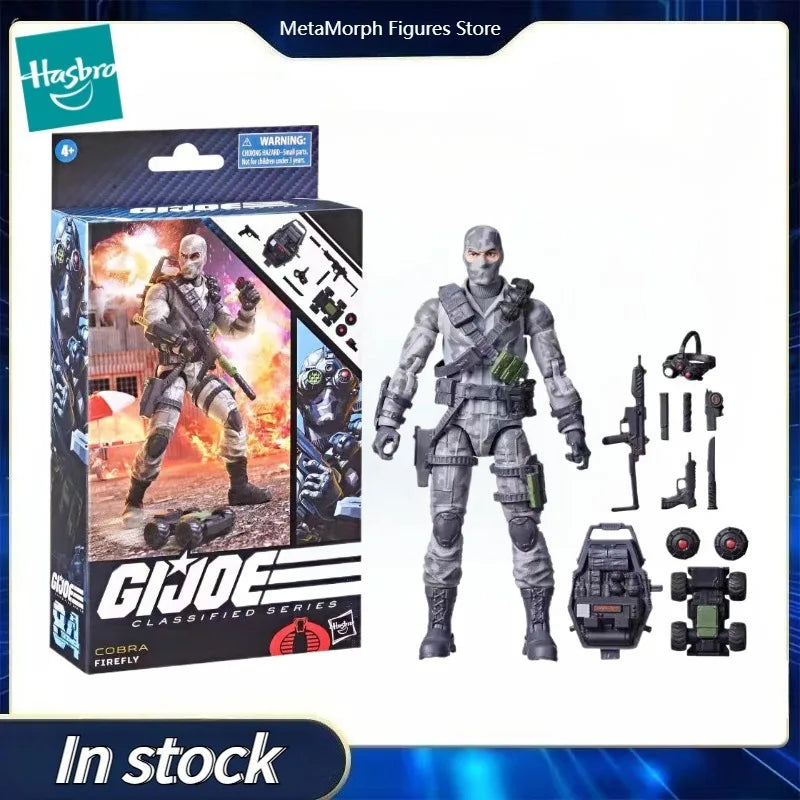 Original Hasbro G.I. Joe Classified Series 84 COBRA Firefly Anime Figure Model Toy Ornaments