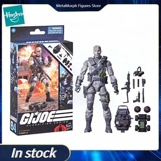 Original Hasbro G.I. Joe Classified Series 84 COBRA Firefly Anime Figure Model Toy Ornaments