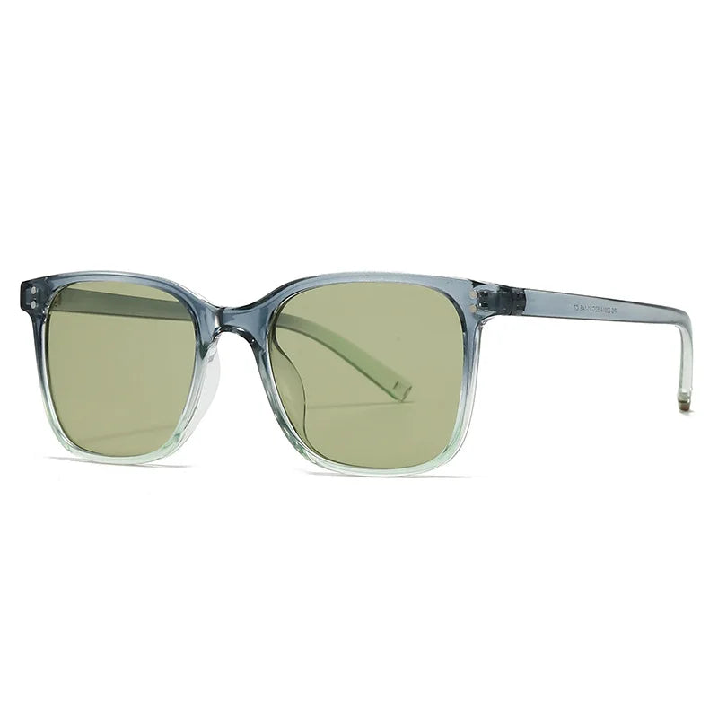 JNPCXI New Retro Square Women Luxury Sunglasses Fashion Rivets Blue Men Sun Glasses Shades UV400
