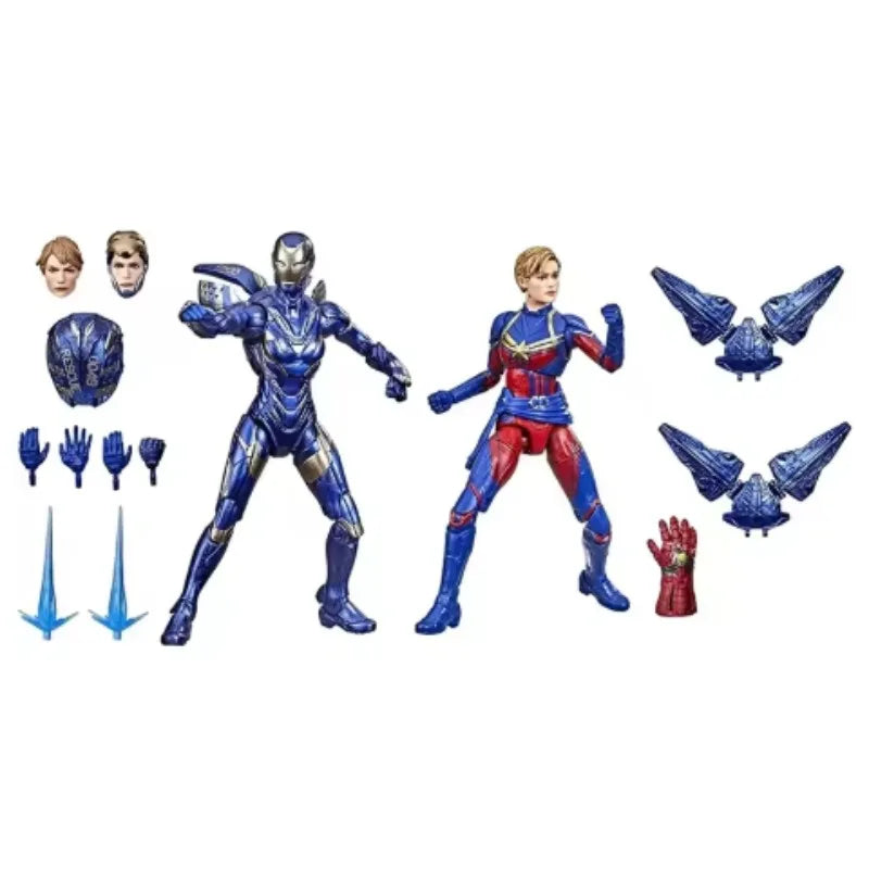 Original Hasbro Marvel Legends Series The Infinity Saga Marvel Avengers EndGame Rescue Armor Captain Marvel Action Toy Figure