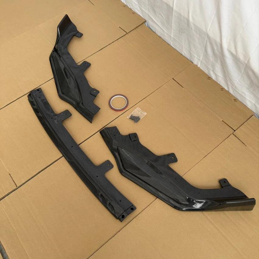 For Lexus IS200t IS300 IS350 2017-2020 F-sport Front Bumper Diffuser Lip Spoiler Body Kits Splitter Exterior Parts Accessories