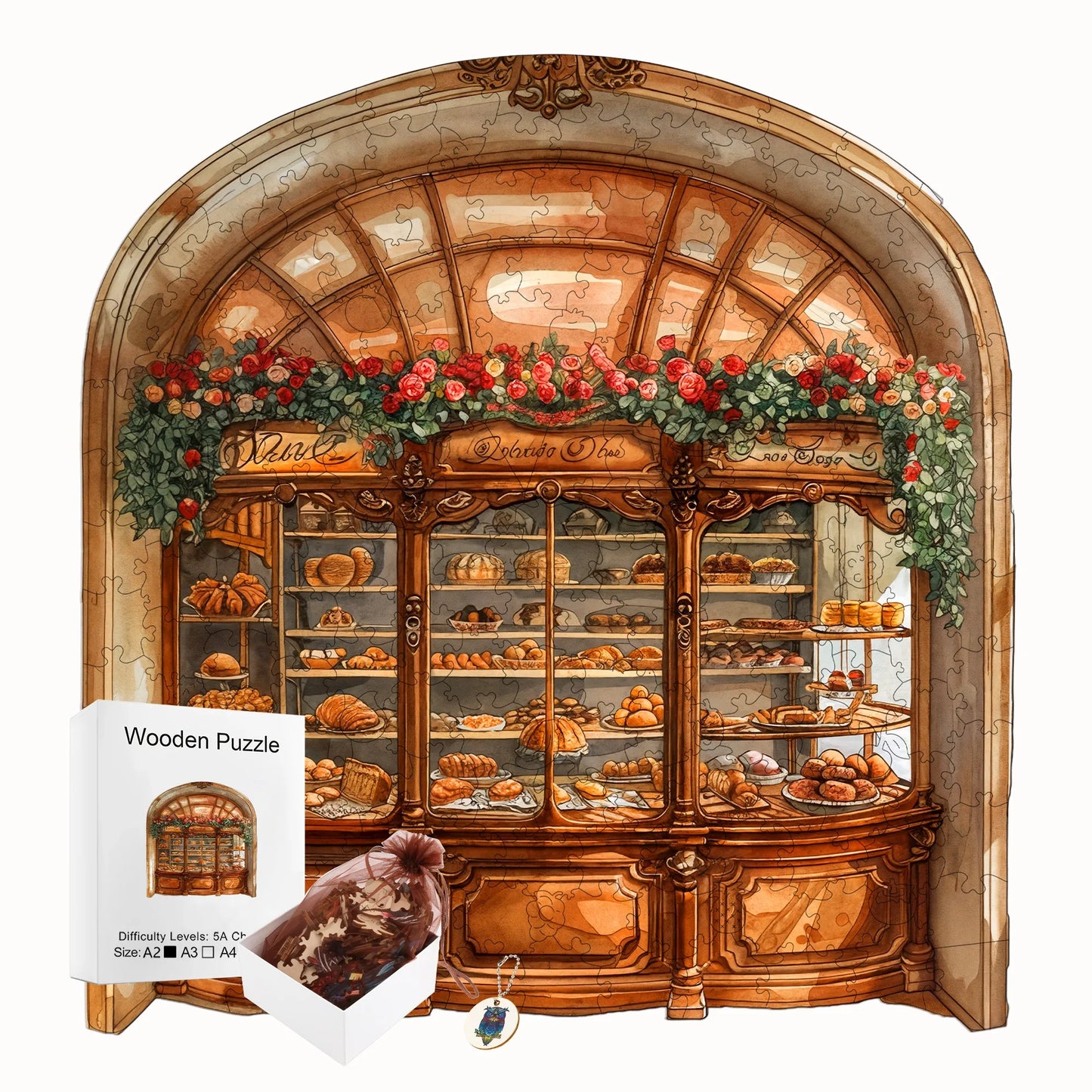 Interesting Wooden Jigsaw Puzzle Artistic Home Decor Christmas and Halloween Gift Toy For Teen And Kid