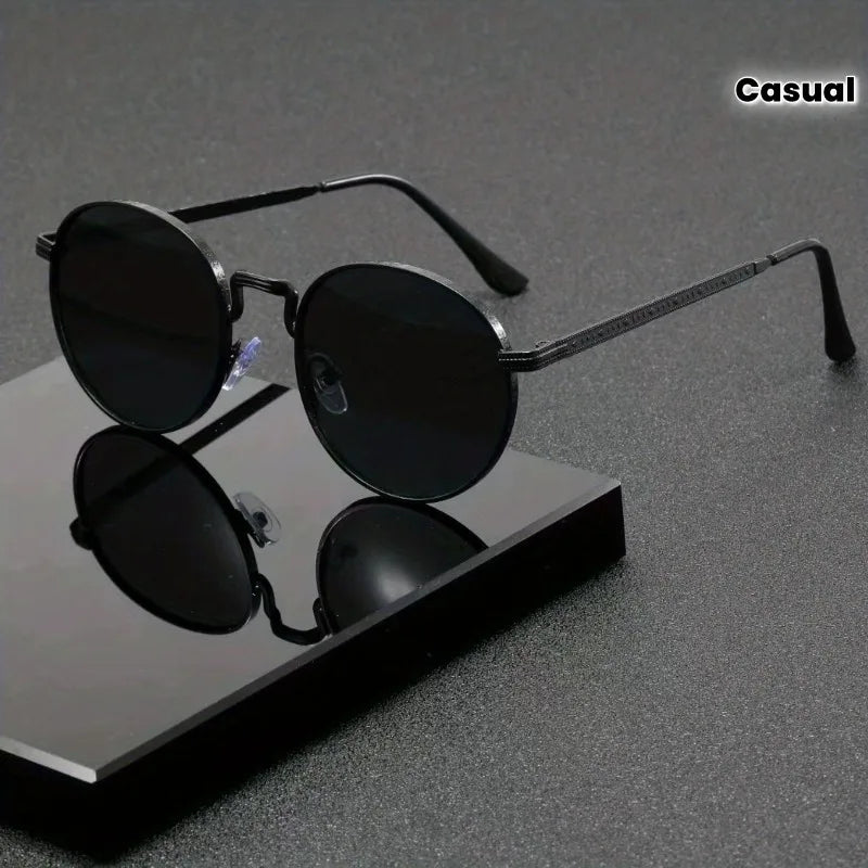 New Retro Small Round Frame Eyewear European and American Fashionable Women's Sunglasses Steampunk Sun Glasses UV400 Glasses