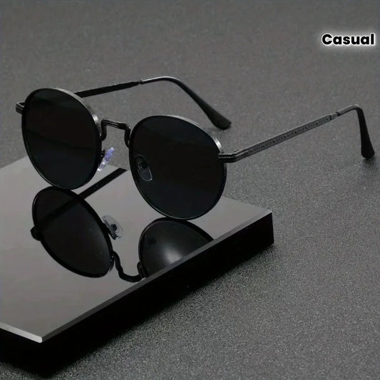 New Retro Small Round Frame Eyewear European and American Fashionable Women's Sunglasses Steampunk Sun Glasses UV400 Glasses