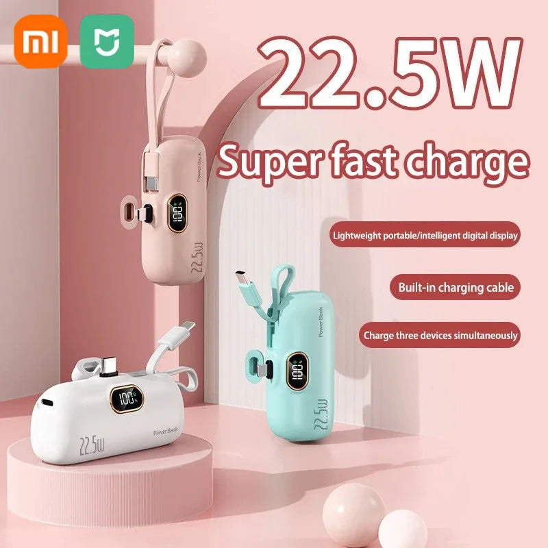 Xiaomi Mini Convenient Mobile Power Bank 30000mah Fast Charging Iphone/Android W
