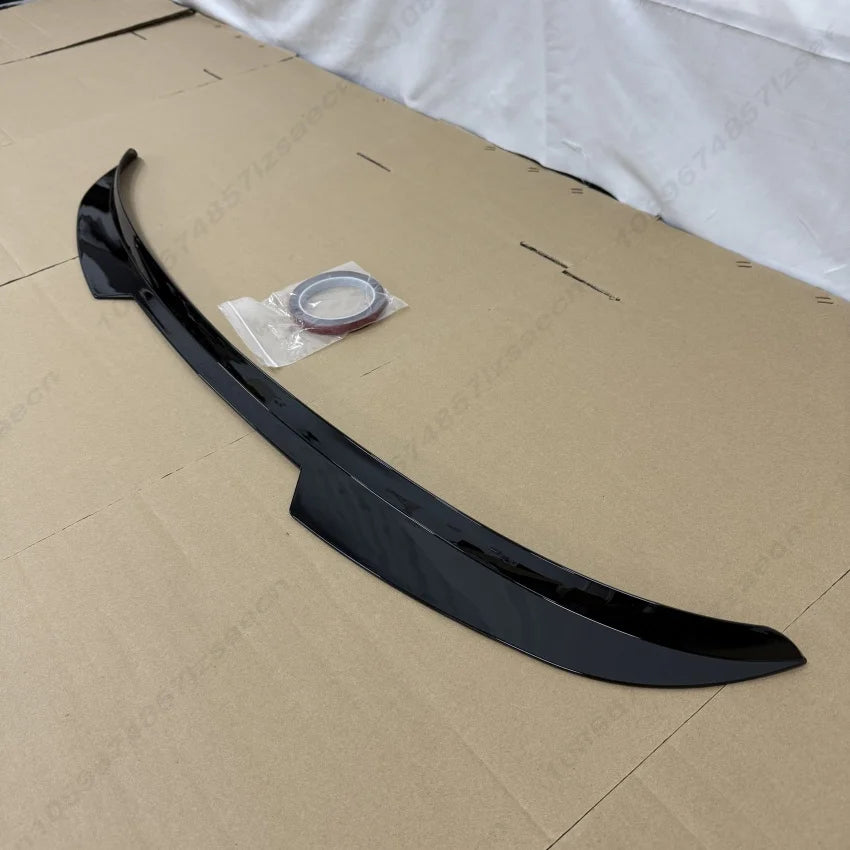 For Ford Fiesta ST Line MK6 MK6.5 2008-2017 Tail Wing Fixed Wind Spoiler Rear Wing Modified Decoration Accessories Gloss Black