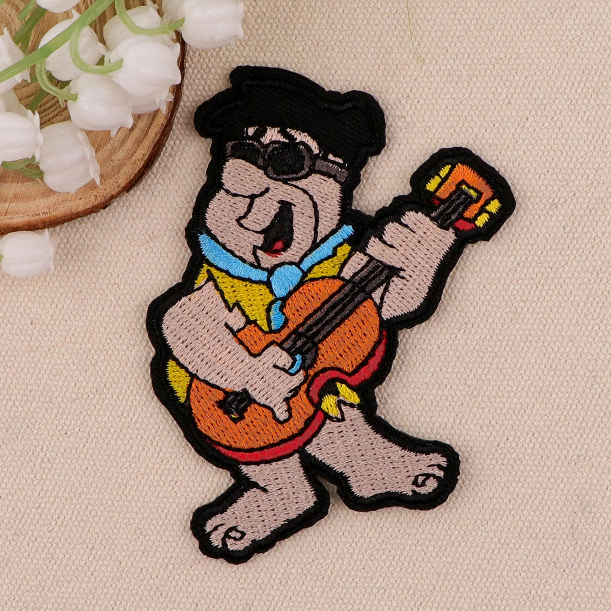 Cartoon Character Iron On Patch Clothes Patch For Clothing Music Embroidered Patch Garment Apparel Accessories Sewing Stickers