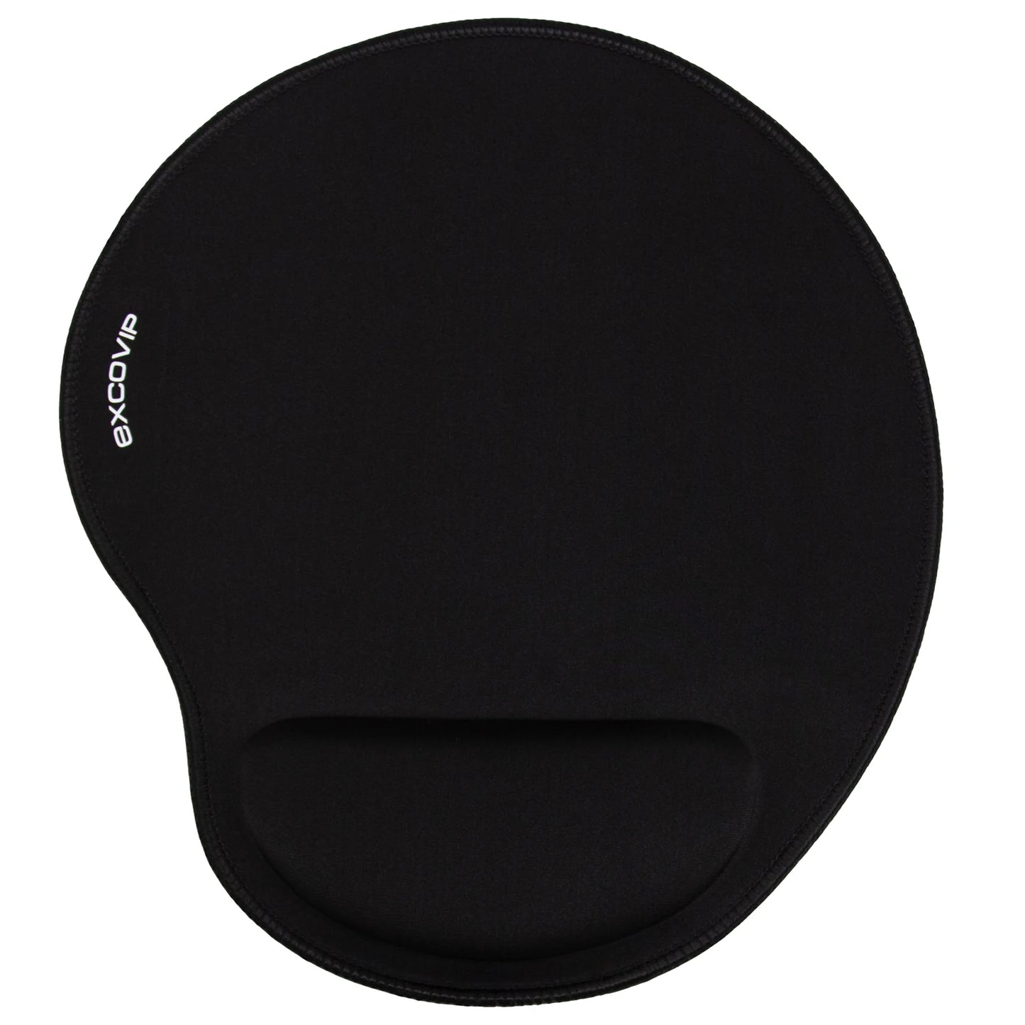 EXCO Ergonomic Mouse Pad with Memory Foam Wrist Support Rest Stitched Edge Comfortable Office Mousepad Non-Slip Rubber Base