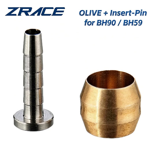 ZRACE Insert Set for SM-BH90 / SM-BH59 Brake Hose (OLIVE + Insert-Pin) hydraulic hose inserts hose fitting for BH59 BH90 hose