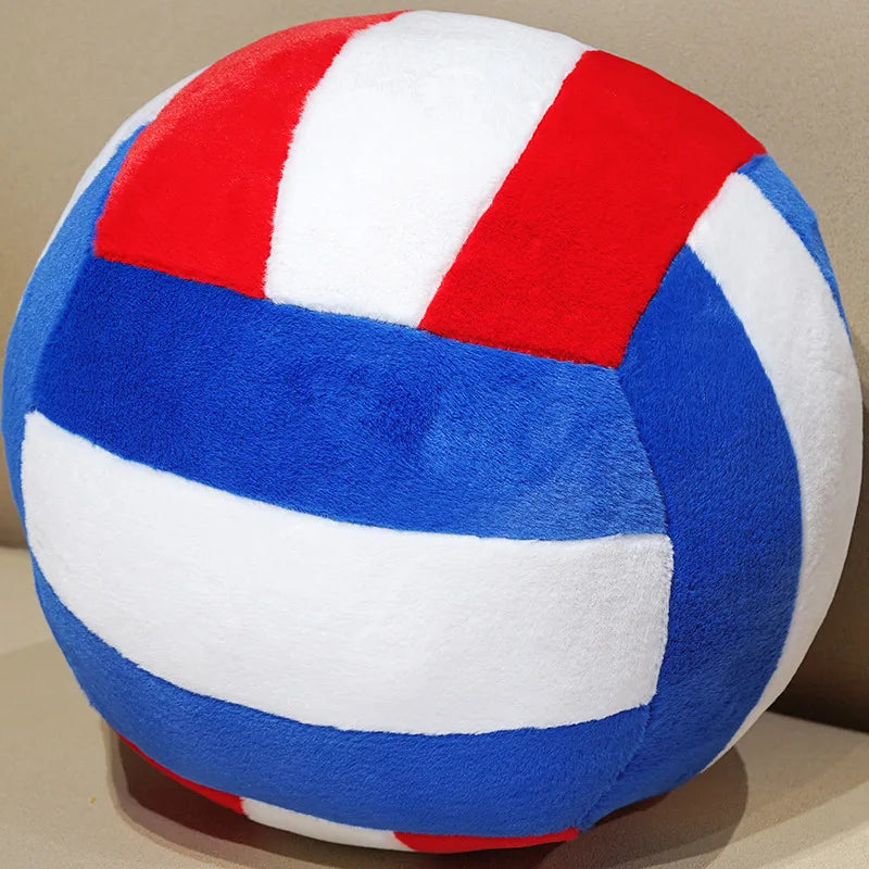 New Amusing Lifelike Volleyball Plush Toys Stuffed Full Colorful Doll Soft Throw Pillow Creative Home Decor Sofa Backrest