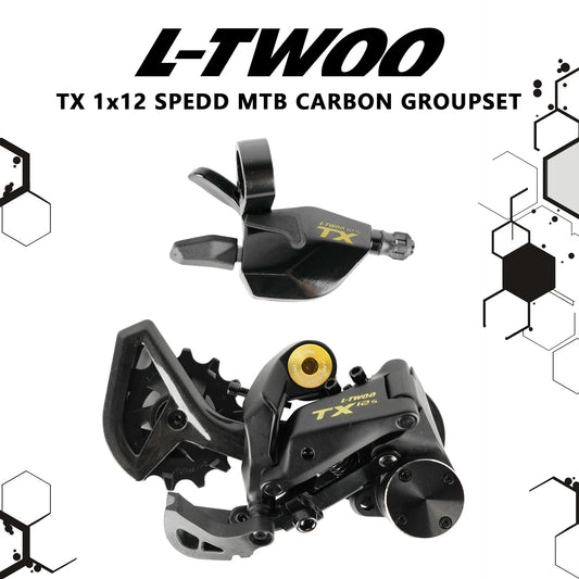 LTWOO TX 1x12 Speed Two Way Release Carbon Shifter + Stabilize Damping Carbon Rear Derailleur 12s