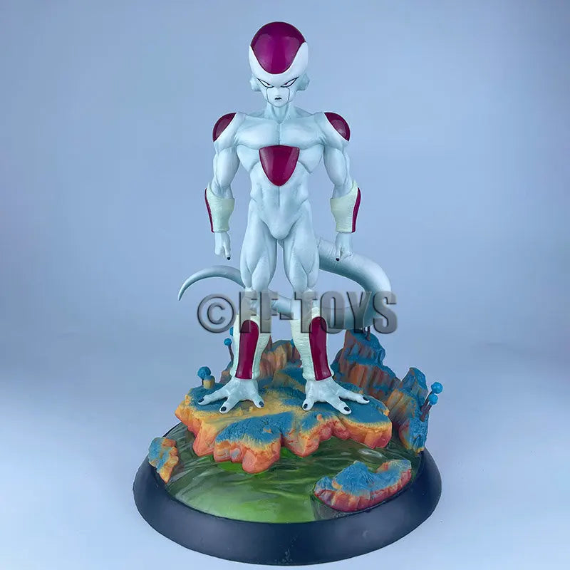 30CM Anime Dragon Ball Z Freezer Figure with Base Final Form Frieza Figurine PVC Action Figures Collection Model Toys Gifts