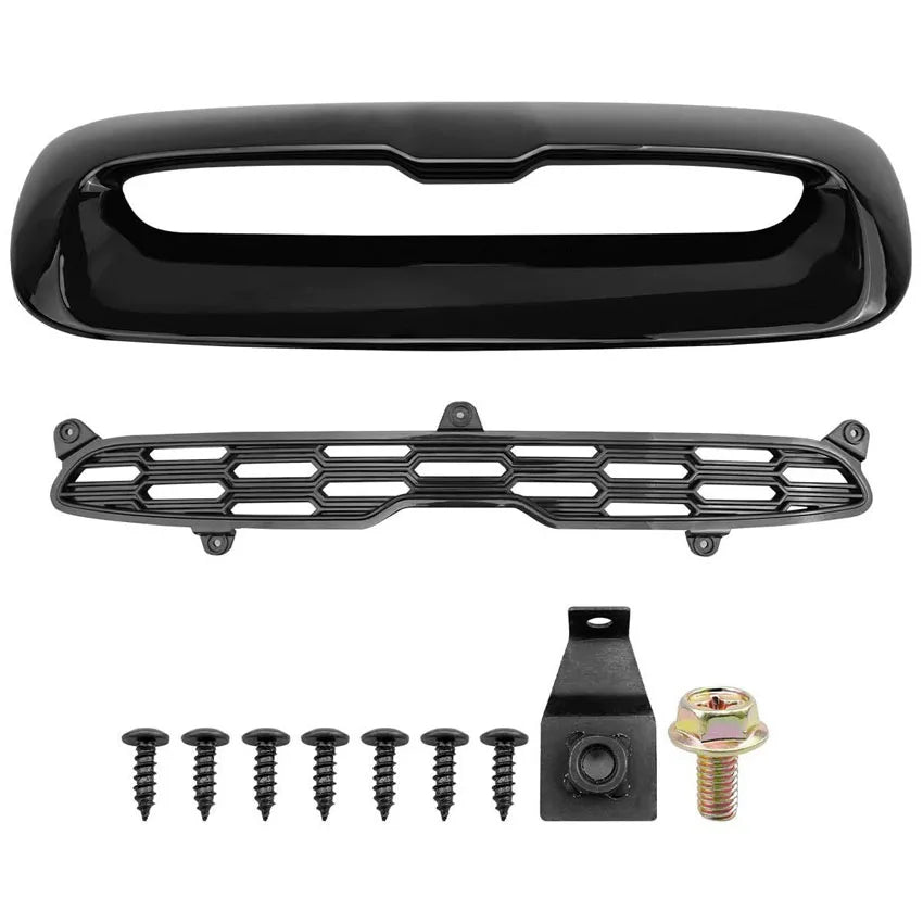 For BMW Mini Cooper R55 R56 R57 R58 2007 2008 2009 2010 2011 2012 2013 Car Front Air Hood Bonnet Scoop Vent Trim Gloss Black